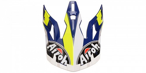 náhradní kšilt pro přilby AVIATOR 2.3 Bigger, AIROH - Itálie (modrá)